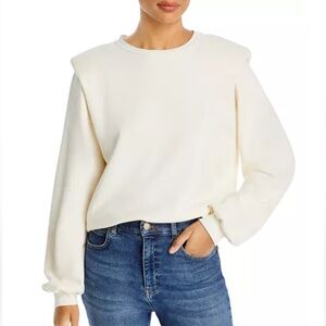 BNWT Mother shoulder pad sweatshirt M